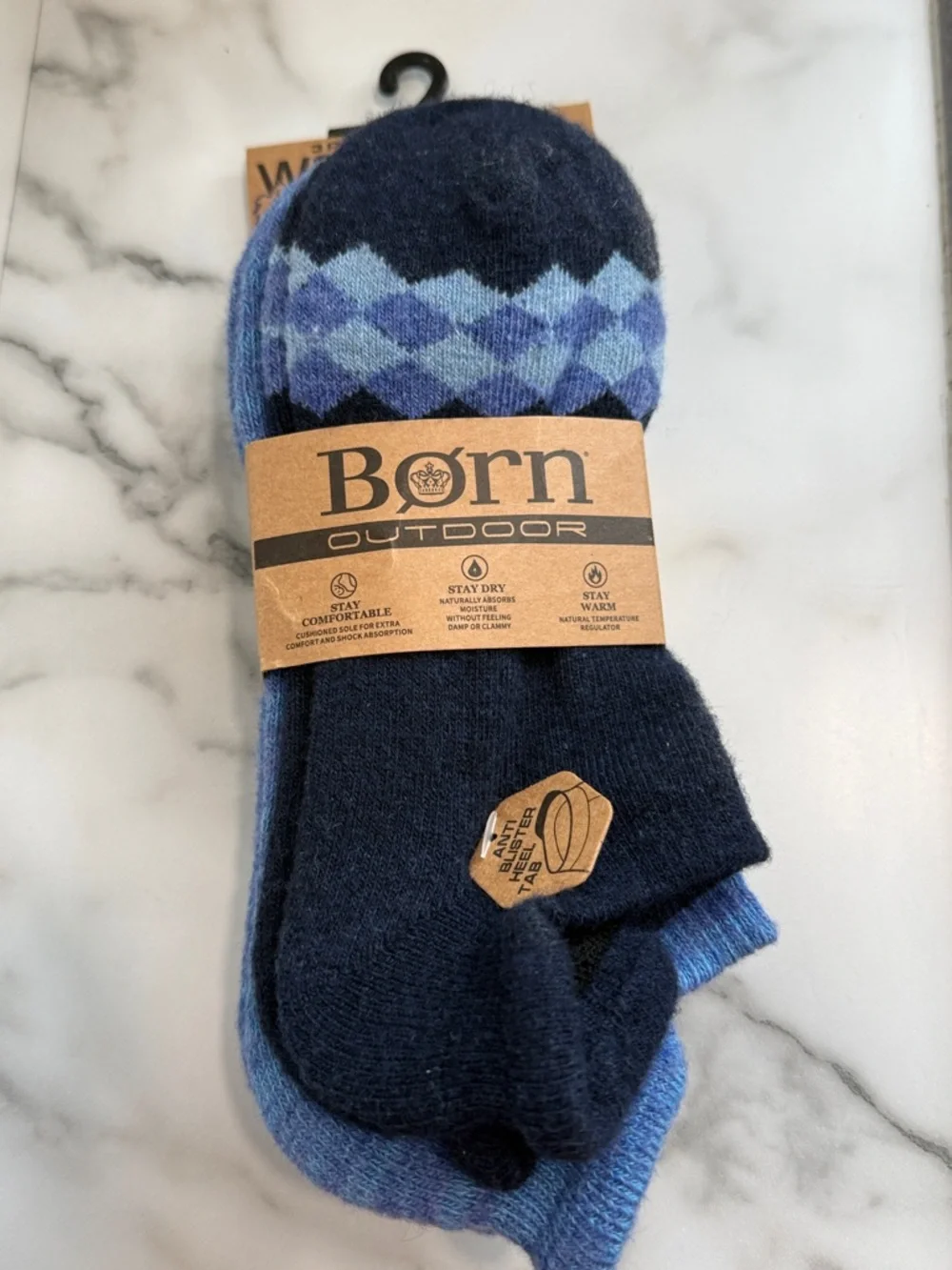 Born Outdoor Wool Blend 3 Pairs of Socks women’s